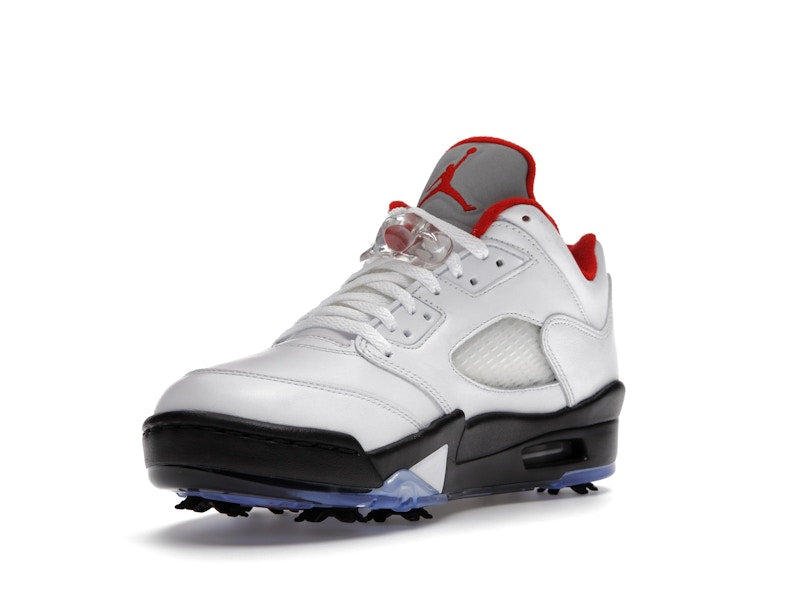 Jordan 5 Retro Low Golf Fire Red (Silver Tongue)