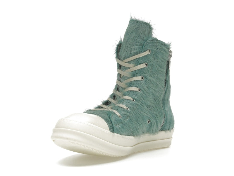 Rick Owens Strobe High Pony Hair Aqua