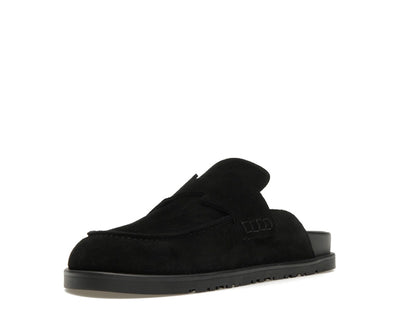 Hermes Go Mule Noir Suede Calkfskin (Men's)