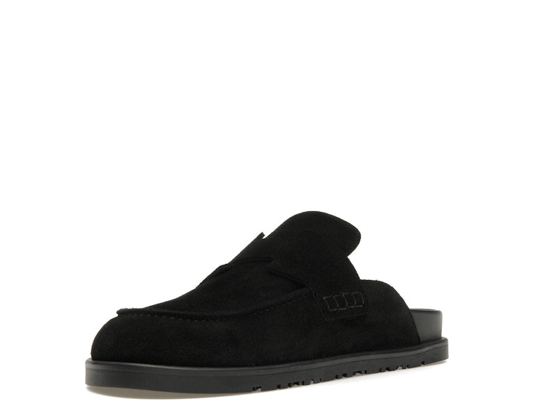 Hermes Go Mule Noir Suede Calkfskin (Men's)