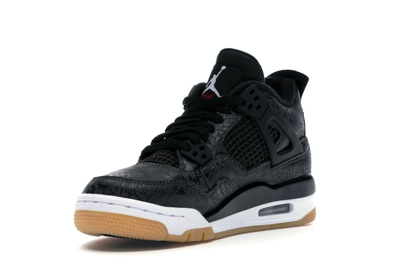 Jordan 4 Retro Laser Black Gum (GS)