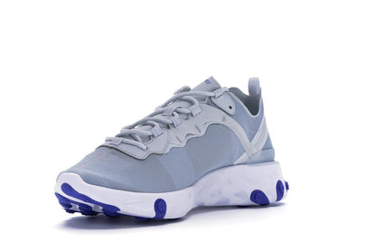 Nike React Element 55 Pure Platinum Racer Blue
