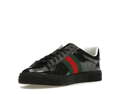 Gucci Ace GG Crystal Canvas Black