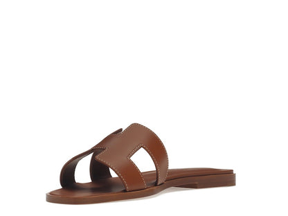 Hermes Oran Sandal Gold Box Calfskin Leather