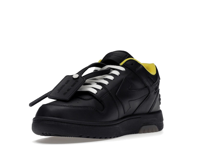 OFF-WHITE Out Of Office "OOO" Low Tops For Walking Black Yellow