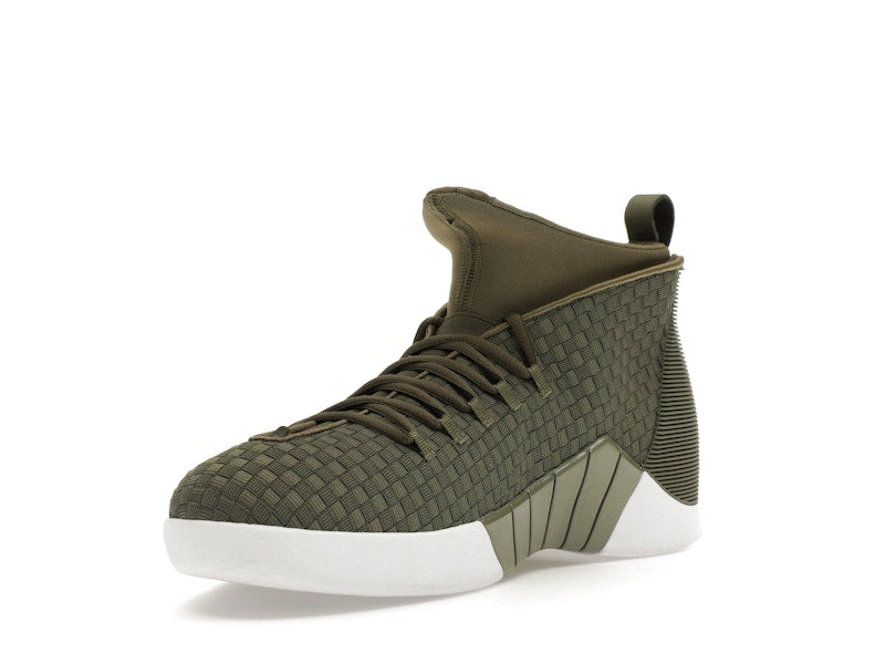 Jordan 15 Retro PSNY Woven Olive