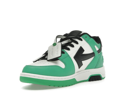OFF-WHITE Out Of Office "OOO" Low Tops Green Black