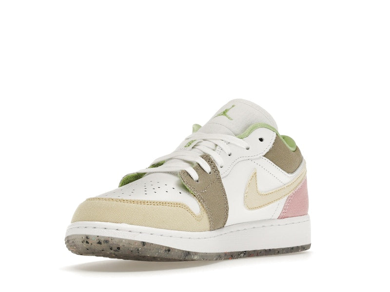 Jordan 1 Low Pastel Grind Vivid Green (GS)