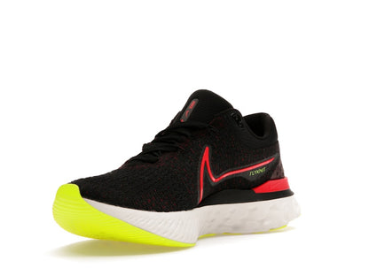 Nike React Infinity Run Flyknit 3 Black Siren Red Volt