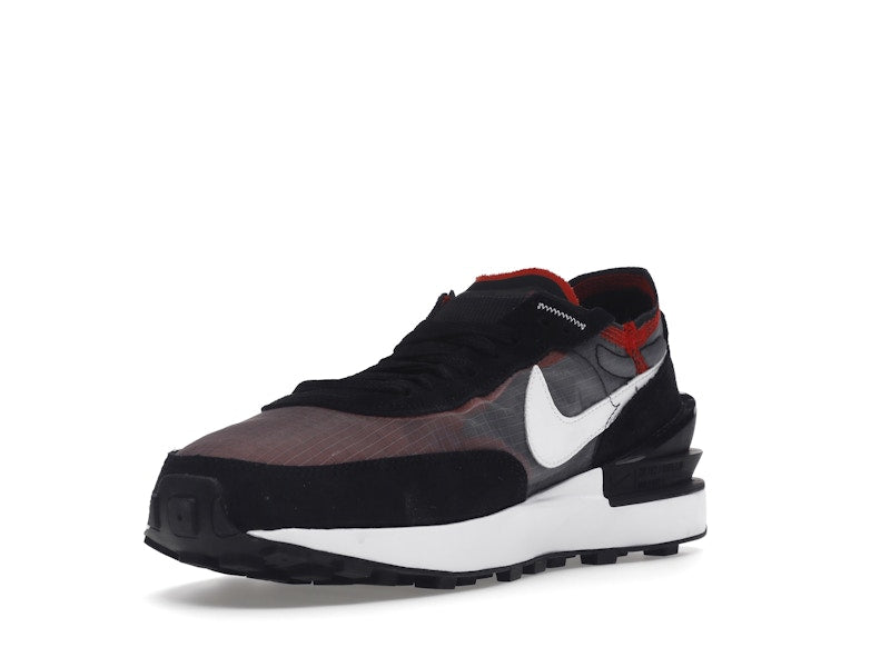 Nike Waffle One SE Black Sport Red