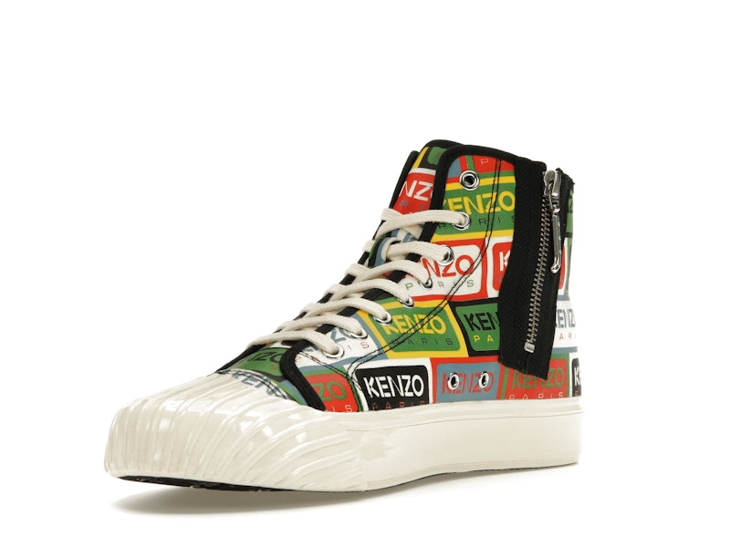Kenzo School High Top Trainers Multi