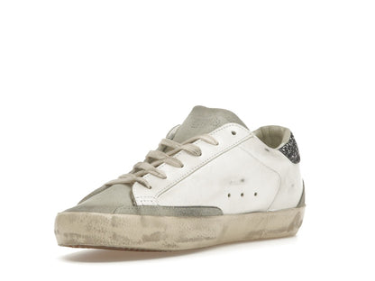 Golden Goose Super-Star White Dark Grey Glitter (Women's)