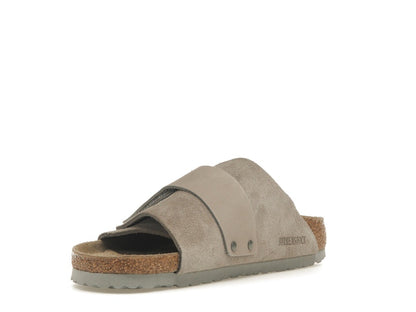 Birkenstock Kyoto Nubuck Suede Stone Coin