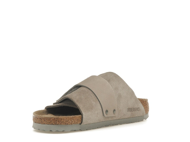 Birkenstock Kyoto Nubuck Suede Stone Coin
