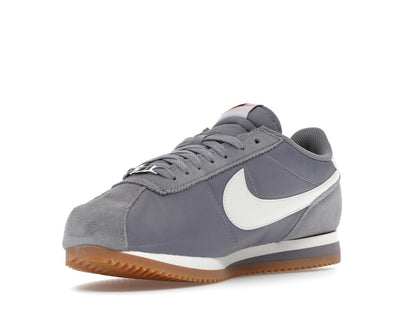 Nike Cortez Textile Cement Grey Gum Light Brown Safety Orange Sail (Women's)