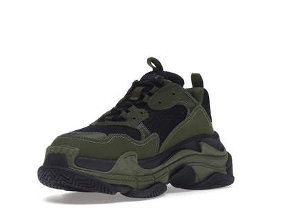 Balenciaga Triple S Dark Green Black