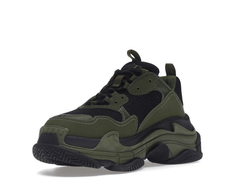 Balenciaga Triple S Dark Green Black