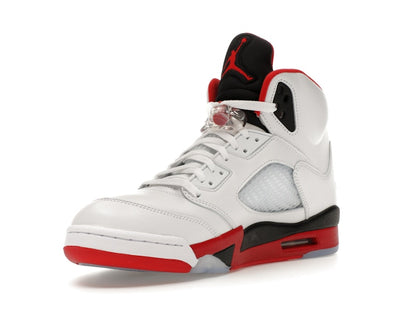 Jordan 5 Retro Fire Red Black Tongue (2025)