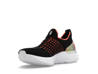 Nike React Phantom Run Flyknit Premium Black Bright Mango (Women's)