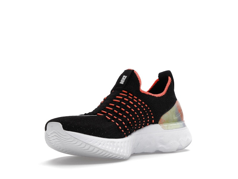 Nike React Phantom Run Flyknit Premium Black Bright Mango (Women's)