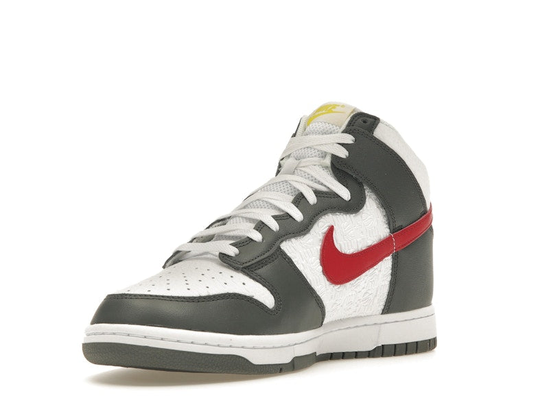 Nike Dunk High Embossed Basketball Grey Red