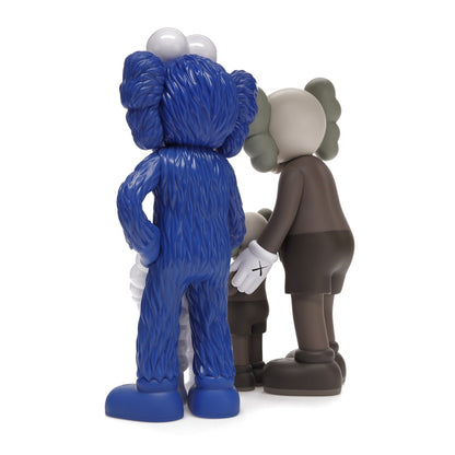 KAWS Family Vinyl Figures Brown/Blue/White