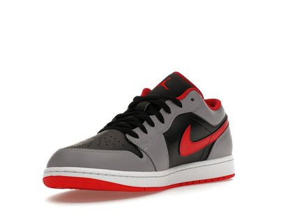 Jordan 1 Low Black Light Smoke Grey Gym Red