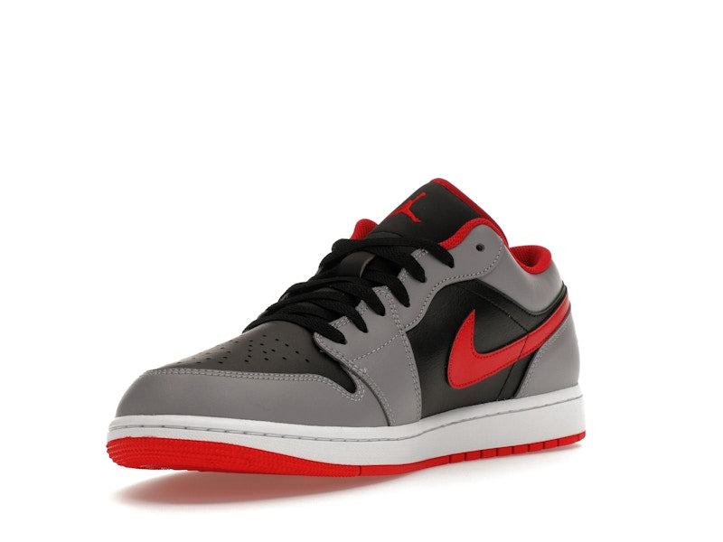 Jordan 1 Low Black Light Smoke Grey Gym Red