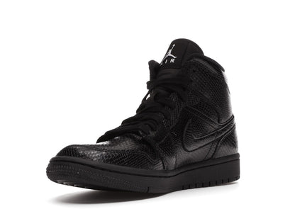 Jordan 1 Mid Black Snakeskin (Women's)