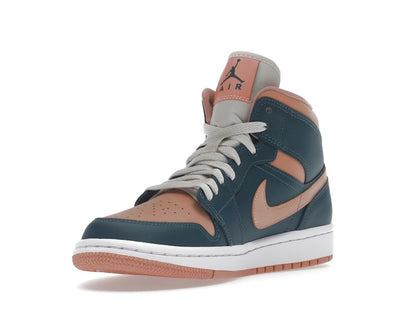 Jordan 1 Mid Dark Teal Green (Women's)