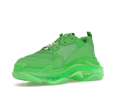 Balenciaga Triple S Clear Sole Bright Green