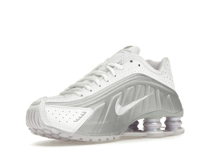 Nike Shox R4 White Metallic Platinum Barely Grape (Women's)