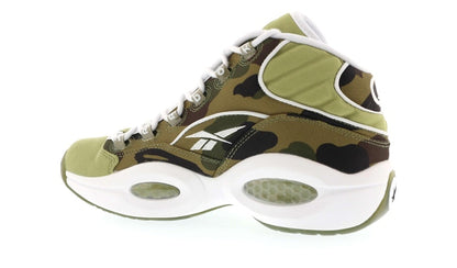 Reebok Question Mid mita sneakers X Bape 1st Camo