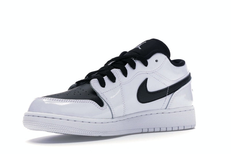 Jordan 1 Low White Black Patent (GS)