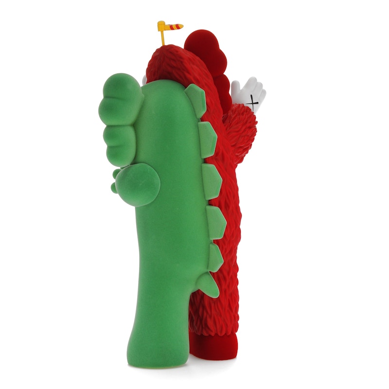 KAWS KACHAMUKKU Vinyl Figure Green/Red