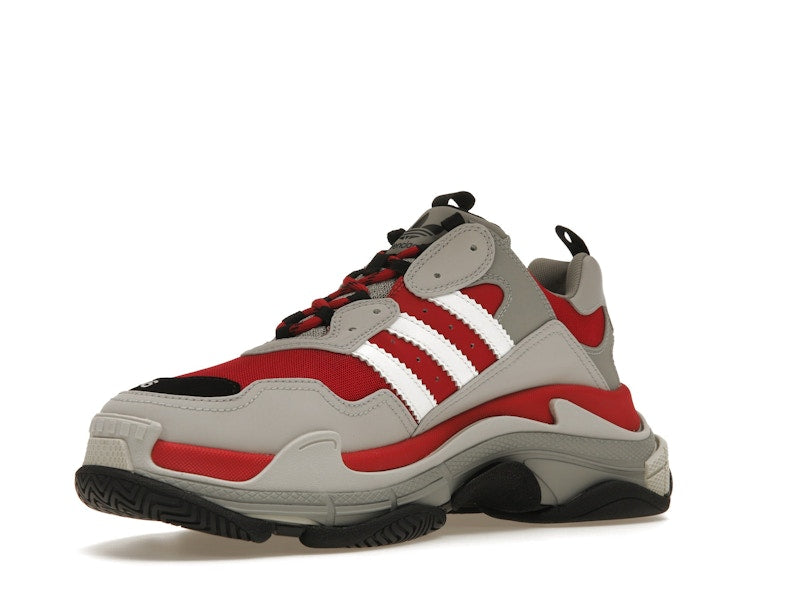 Balenciaga x adidas Triple S Red Grey Black