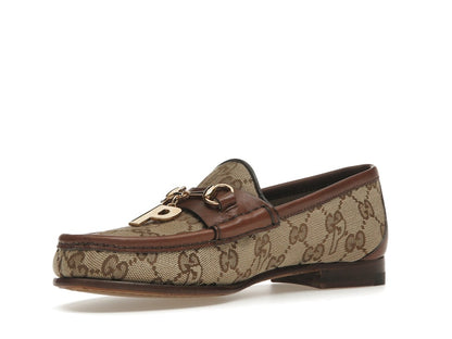 Palace x Gucci GG-P Canvas Horsebit P Charm Beige