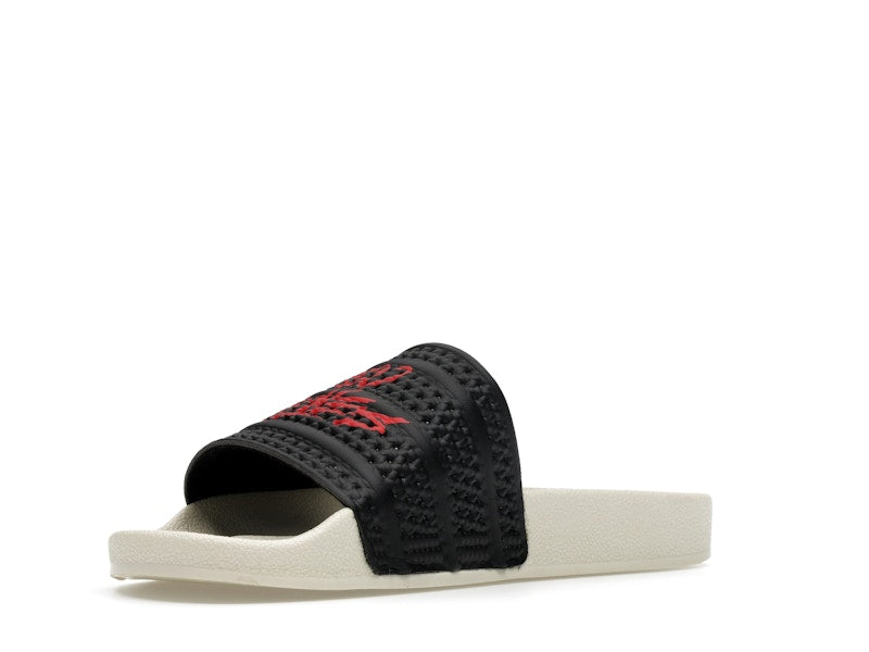 adidas Adilette Slides 100 Thieves Black Red