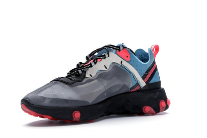 Nike React Element 87 Blue Chill Solar Red