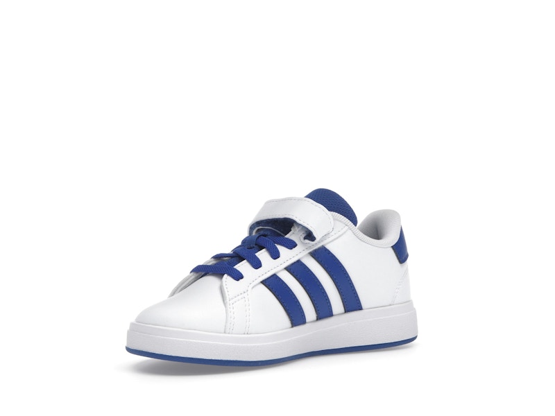 adidas Grand Court 2.0 Cloud White Royal Blue Core Black (PS)