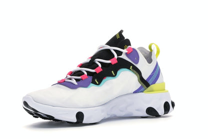 Nike React Element 55 White Psychic Purple Hyper Pink