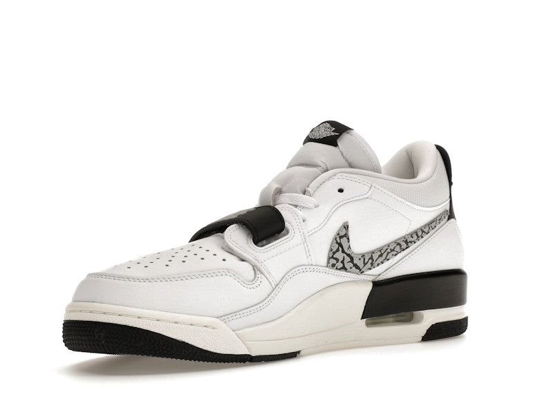Jordan Legacy 312 Low White Black Elephant Swoosh