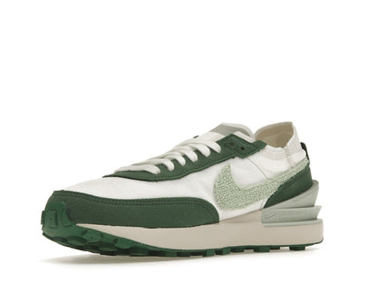 Nike Waffle One Summit White Moon Fossil Gorge Green Honeydew (Women's)