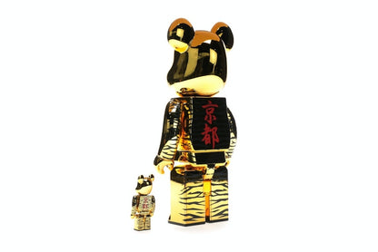 Bearbrick x Tyga x Hajime Sorayama 100% & 400% Set Gold