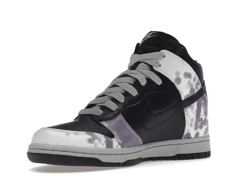 Nike Dunk High Splatter Black White Purple (Women's)
