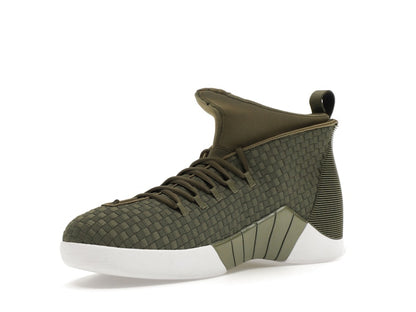 Jordan 15 Retro PSNY Woven Olive