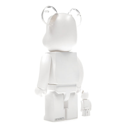 Bearbrick Casper the Friendly Ghost 100% & 400% Set White