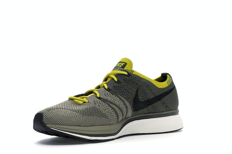 Nike Flyknit Trainer Cargo Khaki Bright Citron