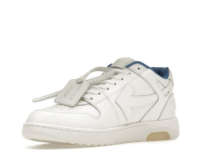 OFF-WHITE Out Of Office "OOO" Low Tops For Walking White White Dark Blue SS22