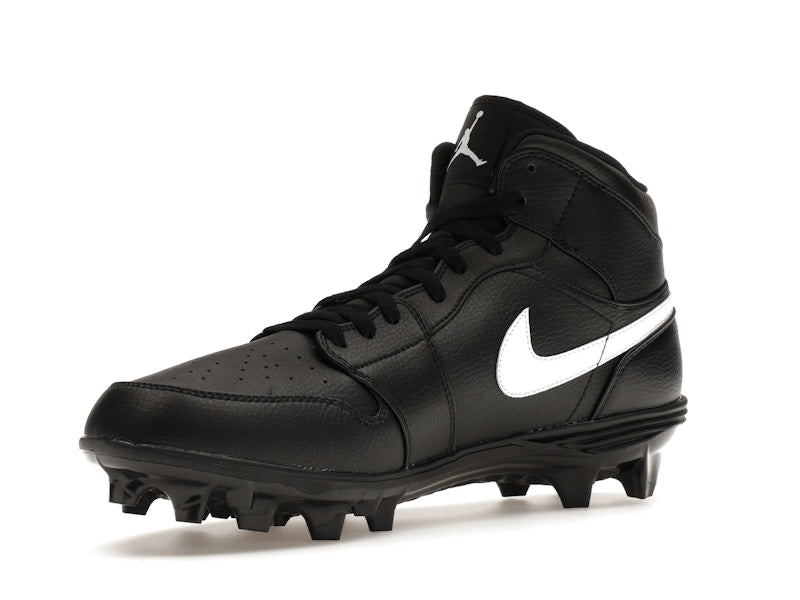 Jordan 1 Mid TD Cleat Black White